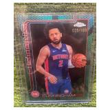 2025-26 Topps Chrome Cade Cunningham Green Refractor Variation /199  Detroit Pistons