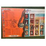 4 WNBA flyers/Programs with Autographs 2004-2006 (see Details)