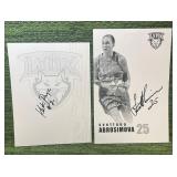 2 WNBA Minnesota Lynx Autographed Flyers  (Details inside)