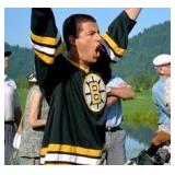 Vintage Boston Bruins Hockey Jersey from 80/90s XL-  HAPPY GILMORE Jersey!