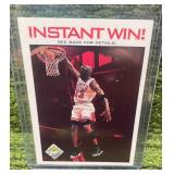 1998-99 Upper Deck UD Choice Instant Win Michael Jordan- Chicago Bulls