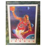 1991-92 Fleer Basketball Illustration Michael Jordan Retro Space Chicago Bulls