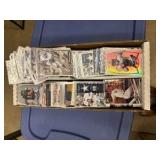 Box of Sports Cards, Star Cards, Baseball and Football and Basketball, 1990’s to 2010’s