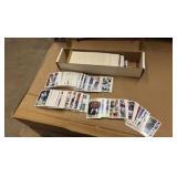 Box of 1993 Topps and Topps Gold NFL Football Cards