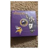 Minnesota Vikings Football Card Binder Filled With Vikings Cards