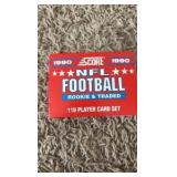 1990 Score NFL Football Cards Rookie and Traded Partial Set May be Missing Cards