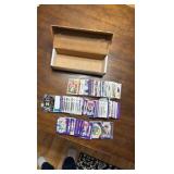 Box of Minnesota Vikings Football Cards, Justin Jefferson, Tommy Kramer, Bud Grant and More