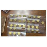 Gold Coins Featuring Professional NFL, Baseball and NASCAR Athletes