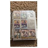 Minnesota Vikings Football Card Binder With Lots of Vikings Cards