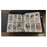 Binder Filled With Nearly 500 football cards from 1992 NFL Football Set, Jumbo Sized Cards, Lots of Stars and Hall of Famers