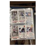 Binder of 1992 Jumbo NFL Trading Cards, Plus a Few Dozen Empty Binder Pages, A Few Hundred Cards Are in the Binder With Some Stars and Big Name Players