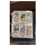 Binder of Jumbo 1992 NFL Tradimg Cards, Hundreds of Cards, Stars and Hall of Famers Included