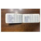 Vintage 1969 National League Baseball Schedule, Really Cool and Old