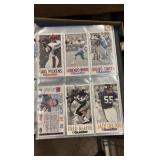 Binder of 1992 Jumbo NFL Trading Cards, Plus a Few Dozen Empty Binder Pages, A Few Hundred Cards Are in the Binder With Some Stars and Big Name Players