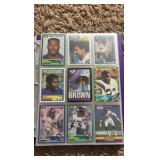 Minnesota Vikings Football Card Binder Filled With Vikings Cards