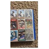 Minnesota Twins Baseball Card Binder Filled With Twins Cards