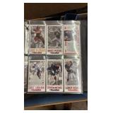 Binder of Jumbo 1992 NFL Tradimg Cards, Hundreds of Cards, Stars and Hall of Famers Included