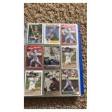 Minnesota Twins Baseball Card Binder Filled With Twins Cards