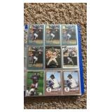 Minnesota Twins Baseball Card Binder Filled With Twins Cards