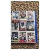 Minnesota Twins Baseball Card Binder Filled With Twins Cards