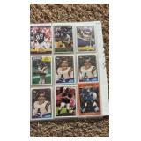 Minnesota Vikings Football Card Binder With Lots of Vikings Cards