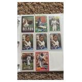 Minnesota Vikings Football Card Binder With Lots of Vikings Cards