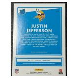 2020 Donruss NFL Rated Rookie Justin Jefferson Minnesota Vikings Rookie Football Card No. 313