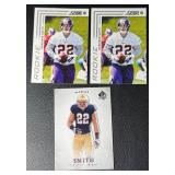 3-Card NFL 2012 Harrison Smith Minnesota Vikings Rookie Football Card Lot