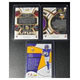 3-Card NFL 2023 Jordan Addison Minnesota Vikings Rookie Football Card Lot