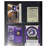 4-Card NFL Adrian Peterson Insert/Parallel Minnesota Vikings Football Card Lot