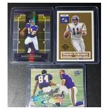 3-Card NFL Daunte Culpepper Minnesota Vikings Parallel Football Card Lot