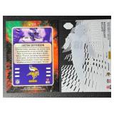 2-Card NFL Justin Jefferson Insert Minnesota Vikings Football Card Lot