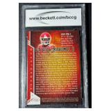 Patrick Mahomes BCCG 10 Kansas City Chiefs 2019 SAGE Aspire #ASPPM1  Red Graded Football Card