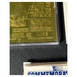 1996 Bleachers Mickey Mantle 23 Karat Gold Card (Made on a sheet on 23kt pure gold!!!) Commemorative Edition New York Yankees Baseball Card