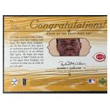 2000 SP Ken Griffey Jr. Piece of the Game GAME USED Bat Piece Cincinnati Reds Baseball Card #KG