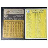 2-Card Vintage Topps Baseball Card Lot (1973 Willie McCovey & 1970 NL RBI Leaders)