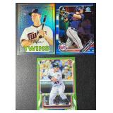 3-Card Minnesota Twins #d Baseball Card Lot