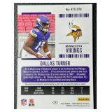 2024 Contenders Dallas Turner Variation Rookie Swatch Minnesota Vikings Football Card #RTS-DTR