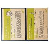 2-Card 1961 Fleer Vintage Football Card Lot 