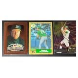 3-Card Mark McGwire Oakland Athletics Baseball Card Lot