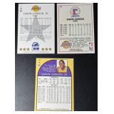 3-Card Ervin Magic Johnson Basketball Card Lot