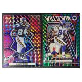 2-Card Randy Moss Prizm/Parallel Minnesota Vikings Football Card Lot