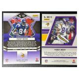 2-Card Randy Moss Prizm/Parallel Minnesota Vikings Football Card Lot