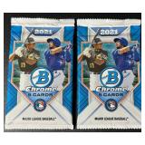 (2) 2021 Bowman Chrome Baseball Card Pack