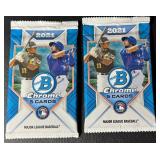 (2) 2021 Bowman Chrome Baseball Card Pack