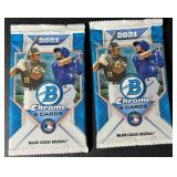 (2) 2021 Bowman Chrome Baseball Card Pack