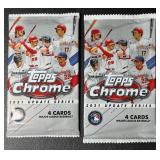 (2) 2021 Topps Chrome Update Baseball Card Pack