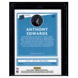 Anthony Edwards RC Wave Prizm 2020-21 Donruss Optic #151 Rated Rookie Minnesota Timberwolves Basketball Card