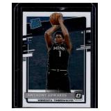 Anthony Edwards RC 2020-21 Donruss Optic #151 Rated Rookie Minnesota Timberwolves Baseball Card