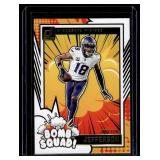 Justin Jefferson Bomb Squad! Insert 2004 Donruss #20 Minnesota Vikings Football Card